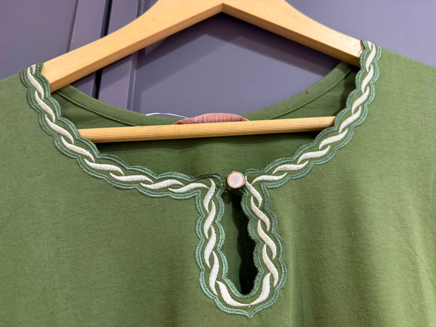Premium Kurta Set – Olive Green