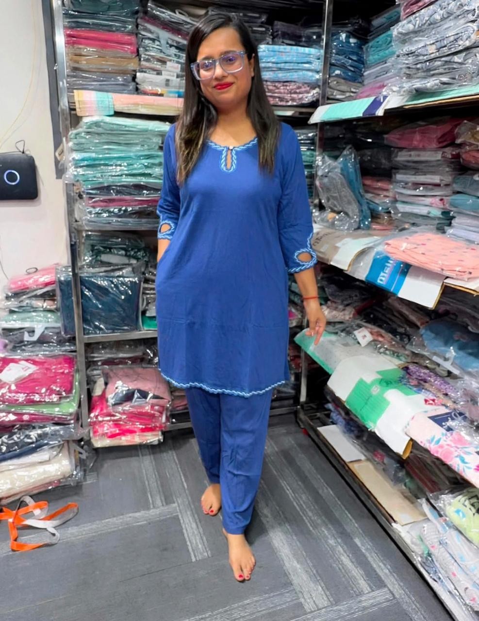 Premium Kurta Set – Blue