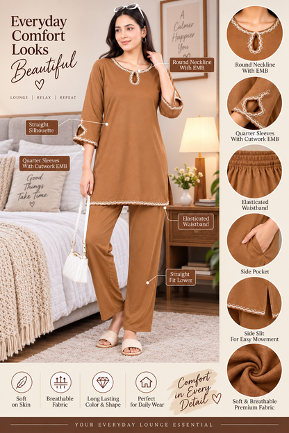 Premium Kurta Set – Camel